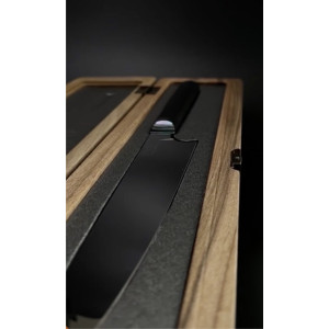 GYUTO кухонний ніж ручної роботи студії бренду «OXYS», високолегована, швидкорізальна інструментальна сталь HAP72. Photo 2